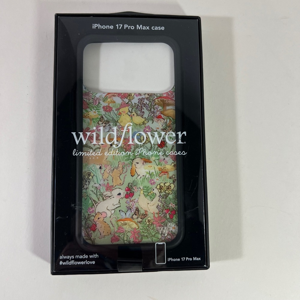 Wildflower iPhone 17 Pro Max Case Limited Edition Woodland Meadow TAYG2017PM